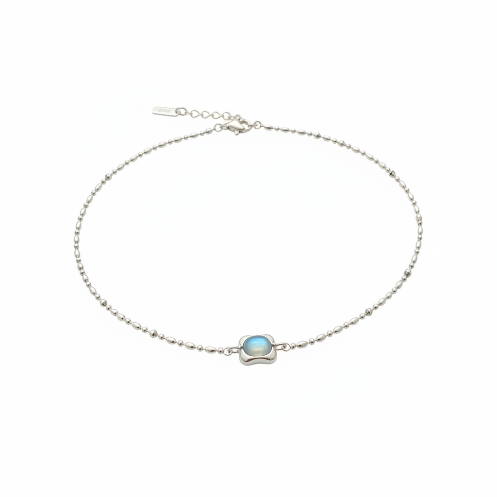 S925 Silver 23K Gold-Plated Boucheron-Style Lock & Cross Necklace