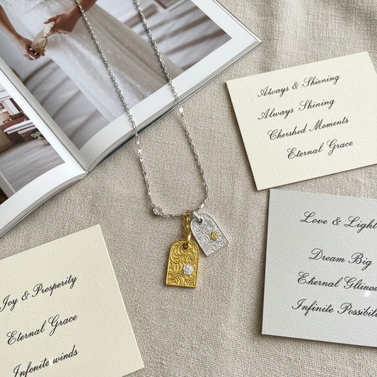 S925 Silver 23K Gold-Plated Boucheron-Style Lock & Cross Necklace