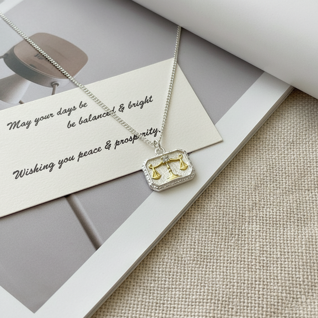 S925 Silver 23K Gold-Plated Boucheron-Style Lock & Cross Necklace