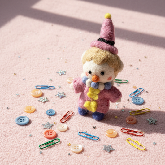 Pastel Clown Pals Charm